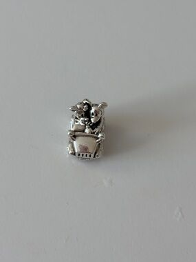 Pandora Silver Character Charm Bead with Two Figures